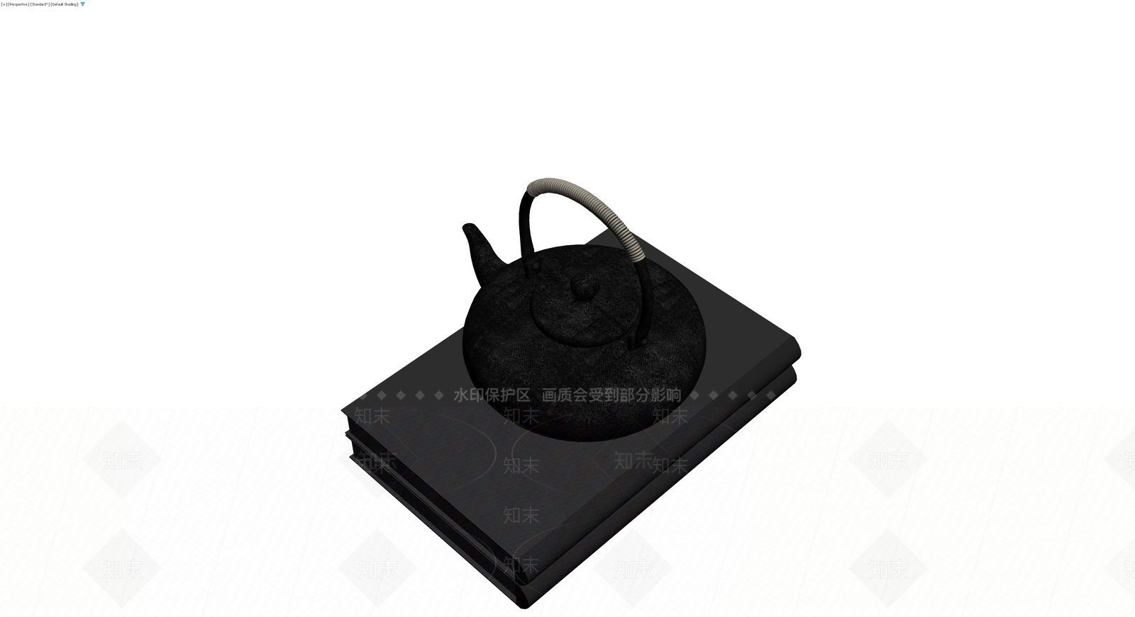 铸铁提梁壶3D模型下载【ID:1229669303】