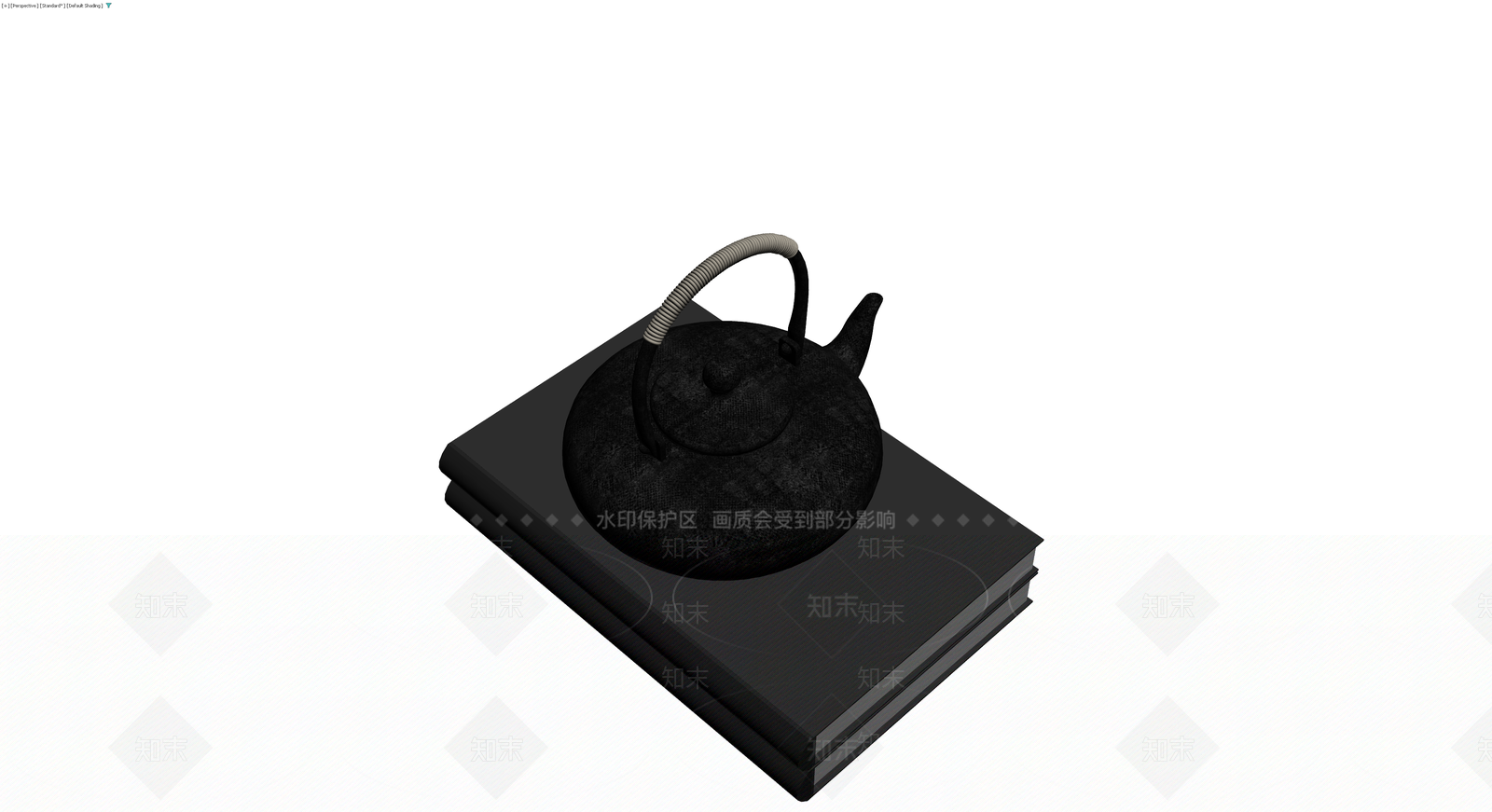 铸铁提梁壶3D模型下载【ID:1229669303】