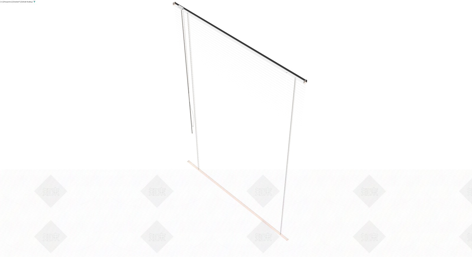 成品百叶窗组件3D模型下载【ID:1230184375】