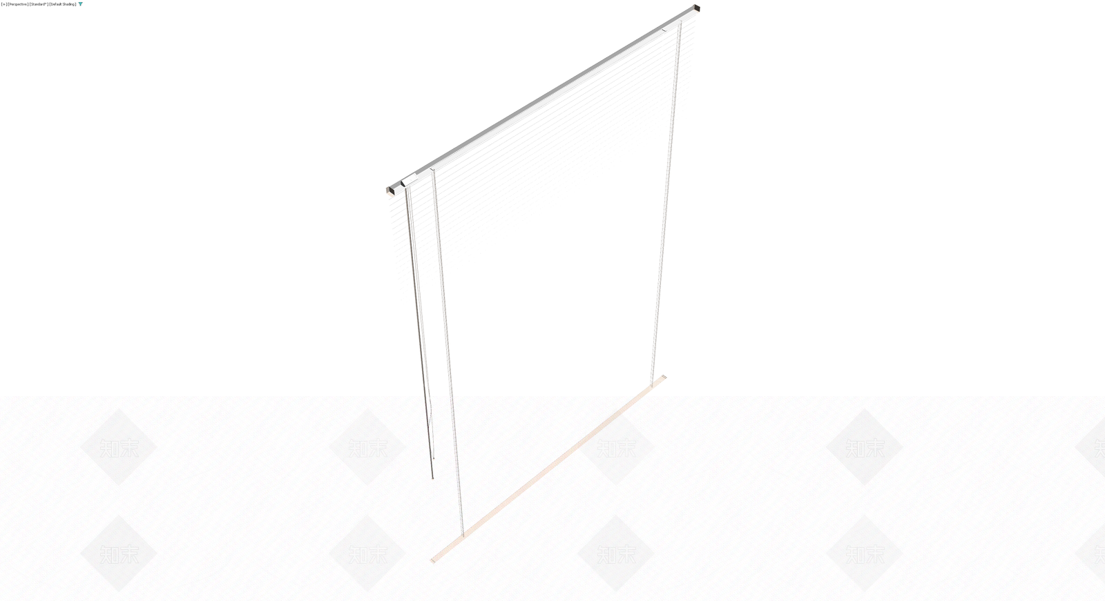 成品百叶窗组件3D模型下载【ID:1230184375】