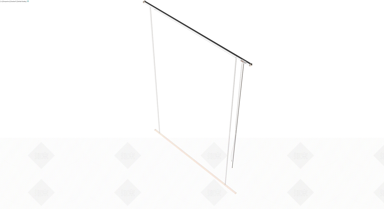 成品百叶窗组件3D模型下载【ID:1230184375】