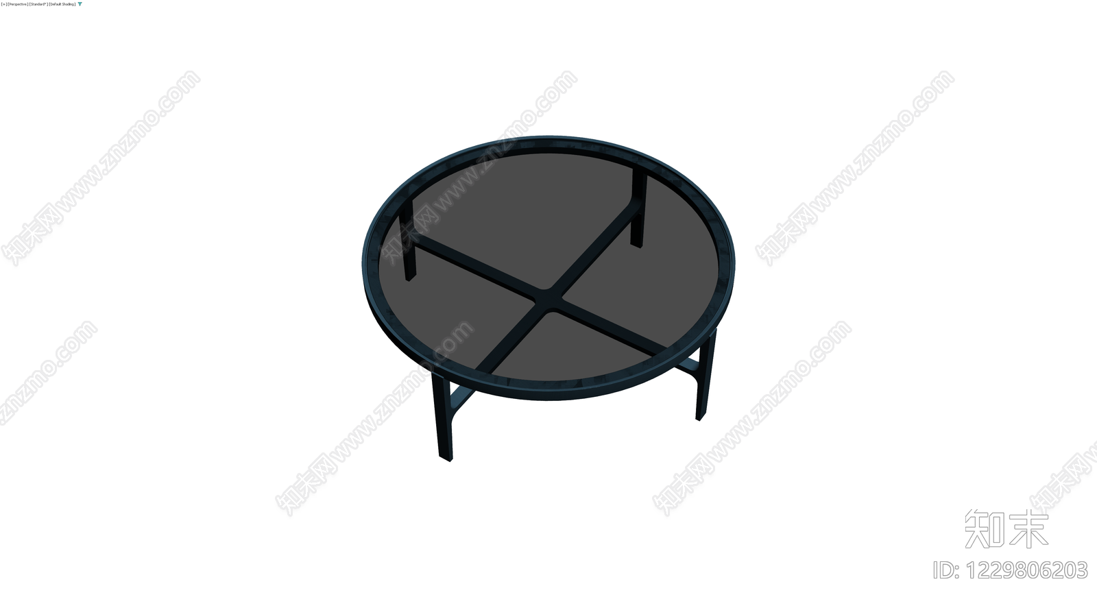 现代风格圆形茶几3D模型下载【ID:1229806203】