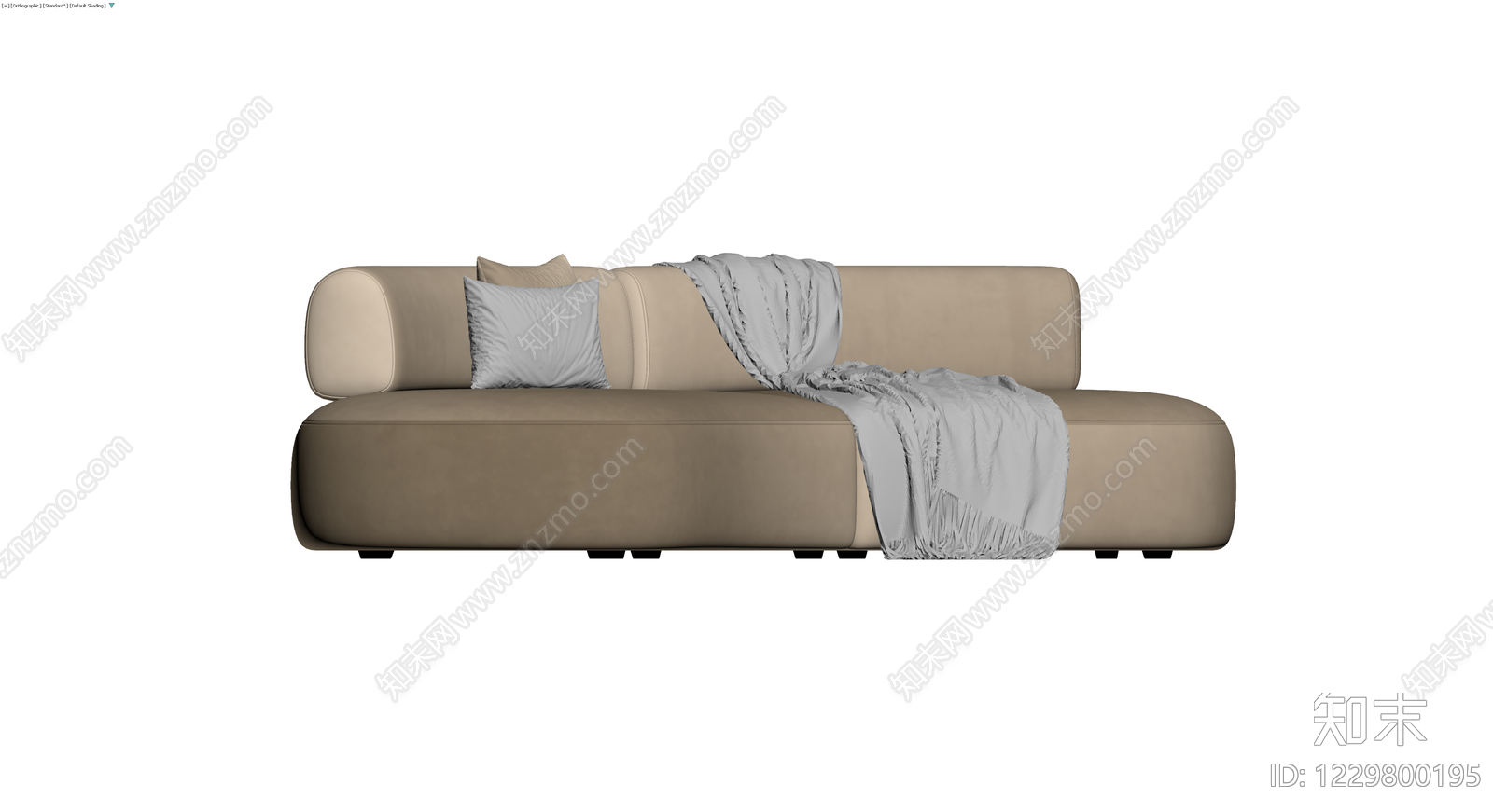 现代弧形组合沙发3D模型下载【ID:1229800195】