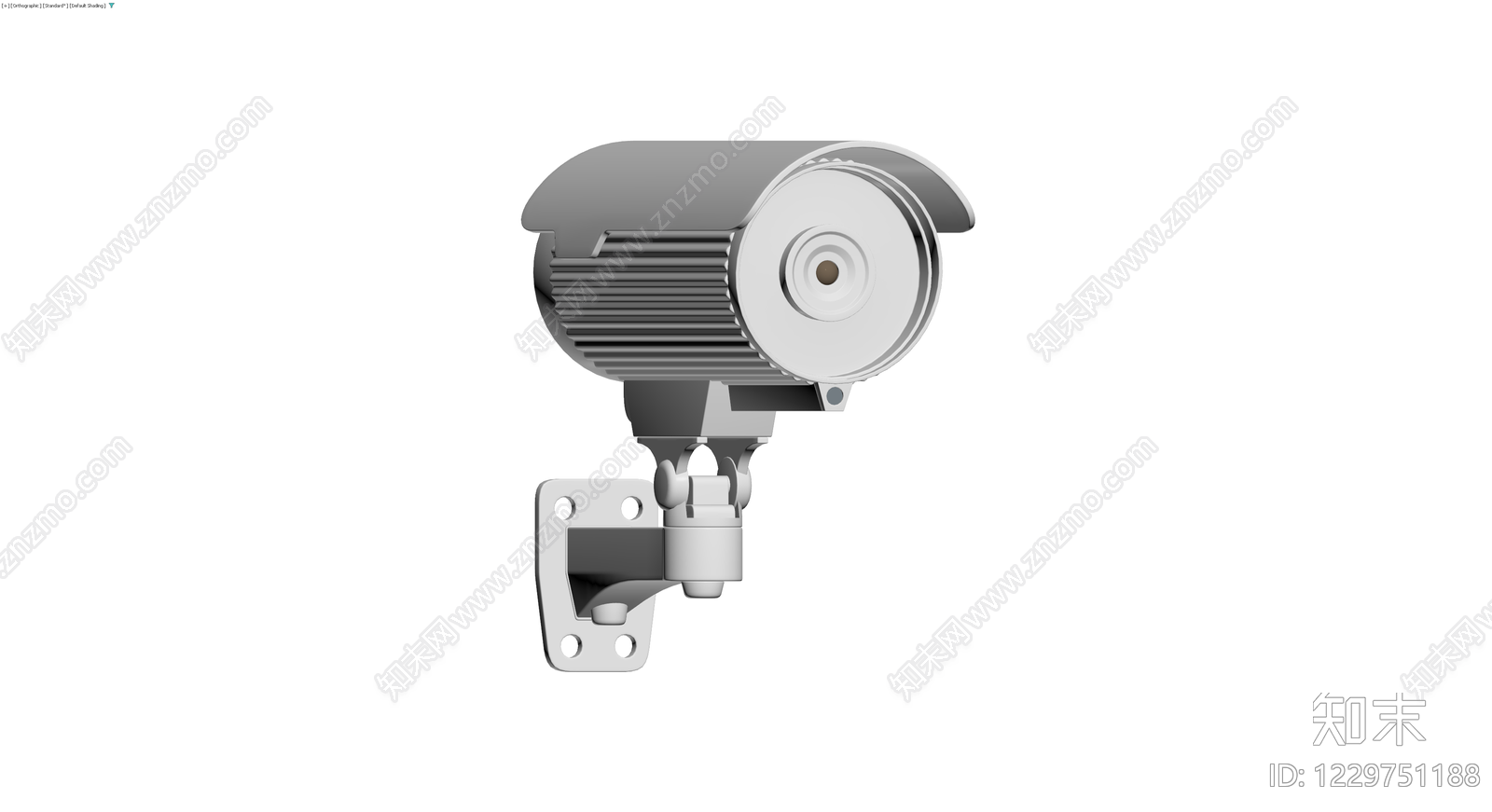 监控摄像头及支架3D模型下载【ID:1229751188】