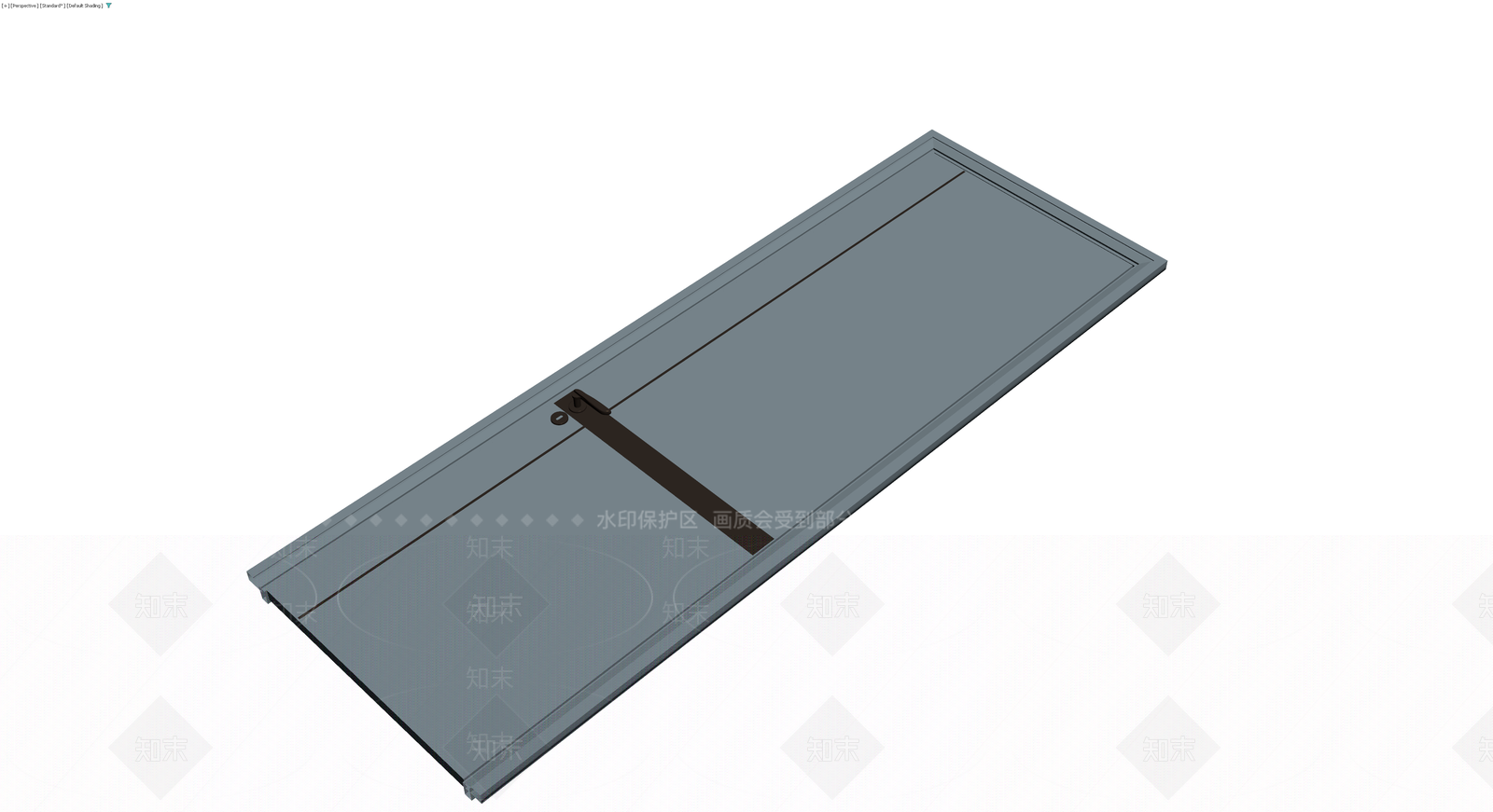 灰色成品门体模型3D模型下载【ID:1230390746】