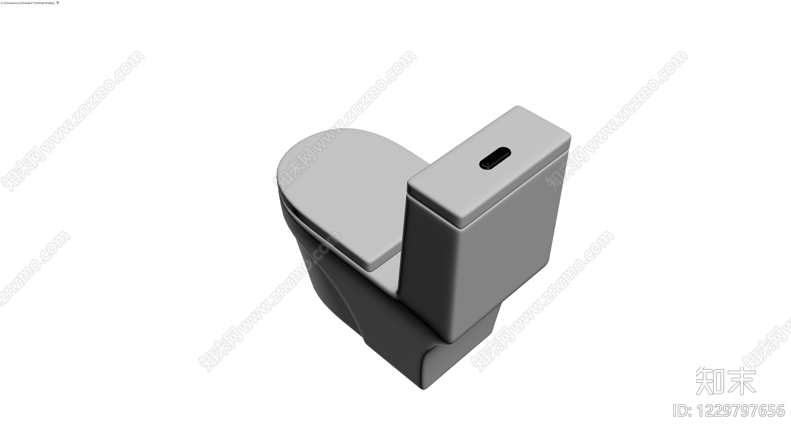 现代简约马桶模型3D模型下载【ID:1229797656】