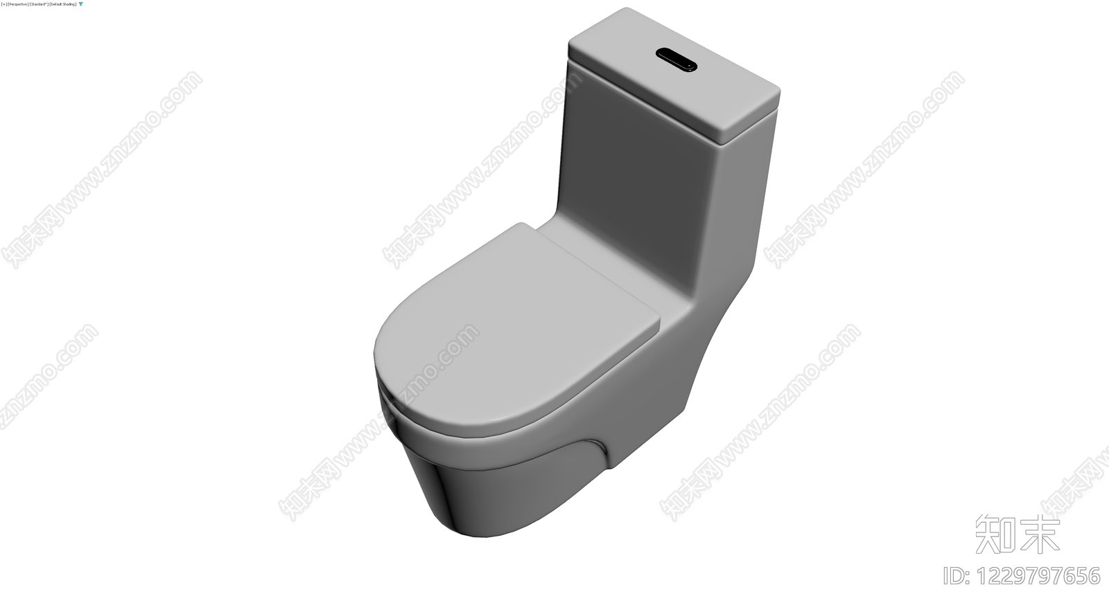现代简约马桶模型3D模型下载【ID:1229797656】