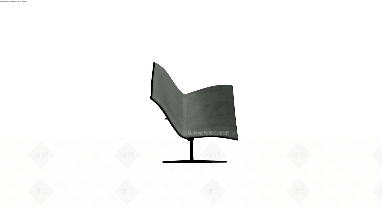 现代灰色软包单椅3D模型下载【ID:1230099042】