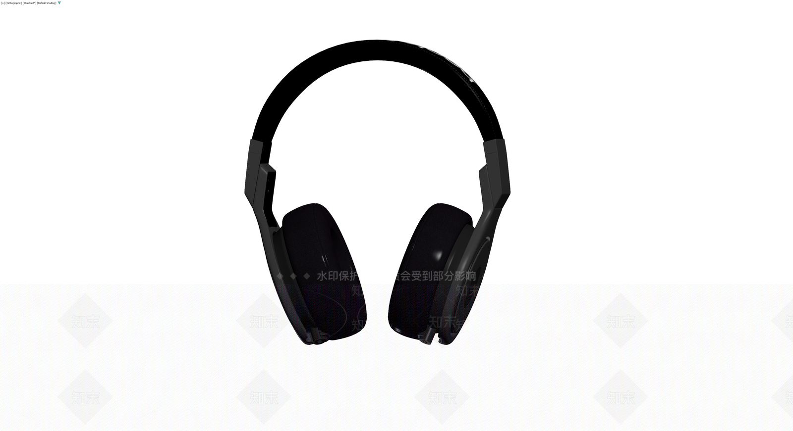 Beats耳机黑色灰模3D模型下载【ID:1230121485】