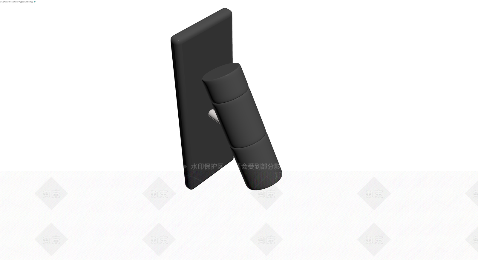 深灰色现代壁灯3D模型下载【ID:1230779414】