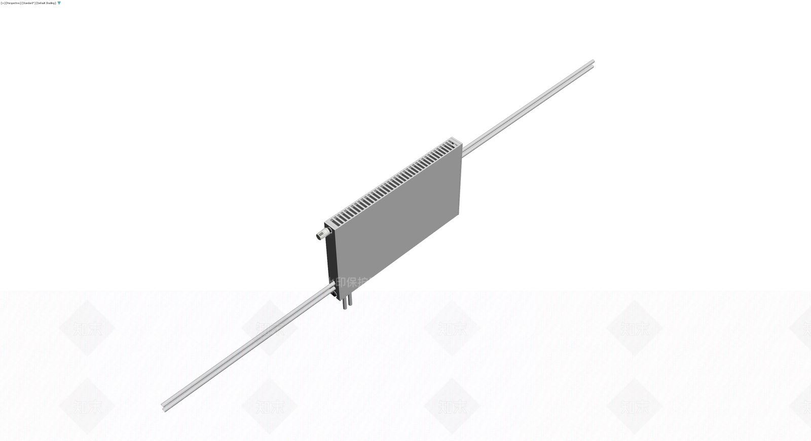 带管道暖气片组件3D模型下载【ID:1230128018】