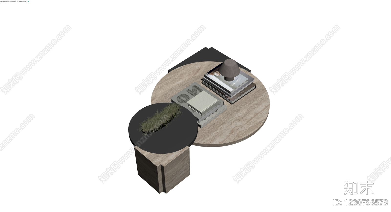 现代风格组合茶几3D模型下载【ID:1230796573】
