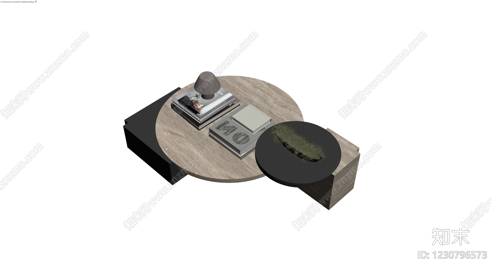 现代风格组合茶几3D模型下载【ID:1230796573】
