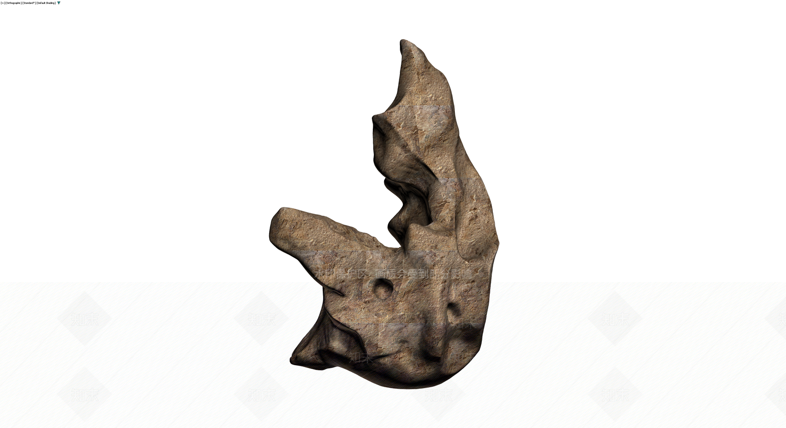 岩石景观小品3D模型下载【ID:1229899889】