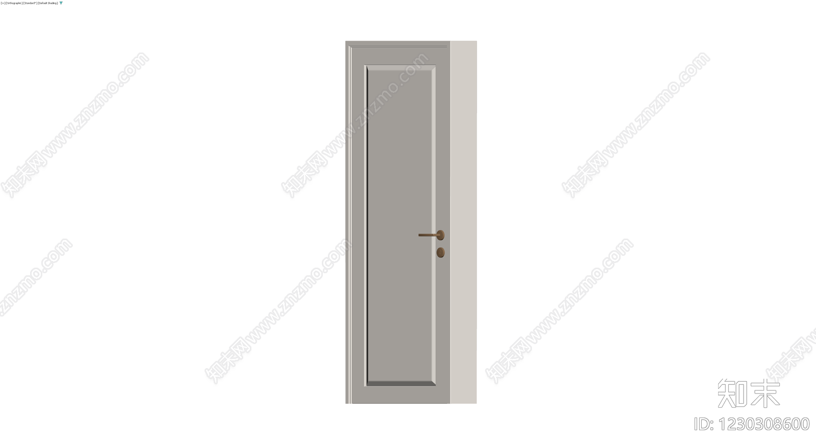 现代风格成品门3D模型下载【ID:1230308600】