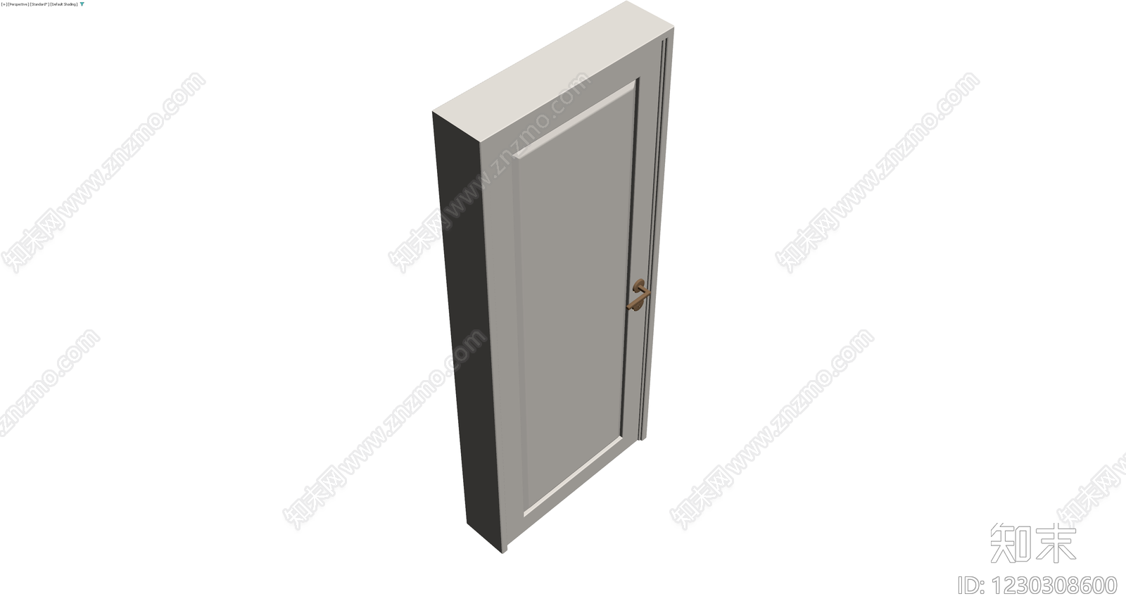 现代风格成品门3D模型下载【ID:1230308600】