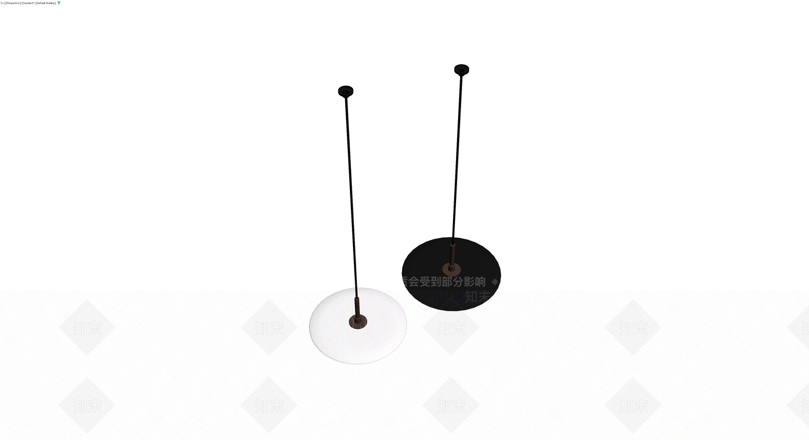 双头吊灯组合模型3D模型下载【ID:1230376876】