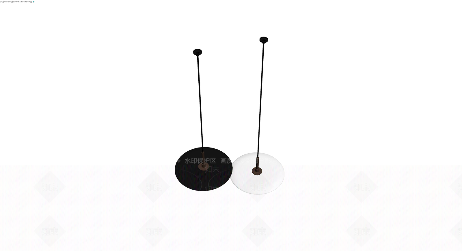 双头吊灯组合模型3D模型下载【ID:1230376876】