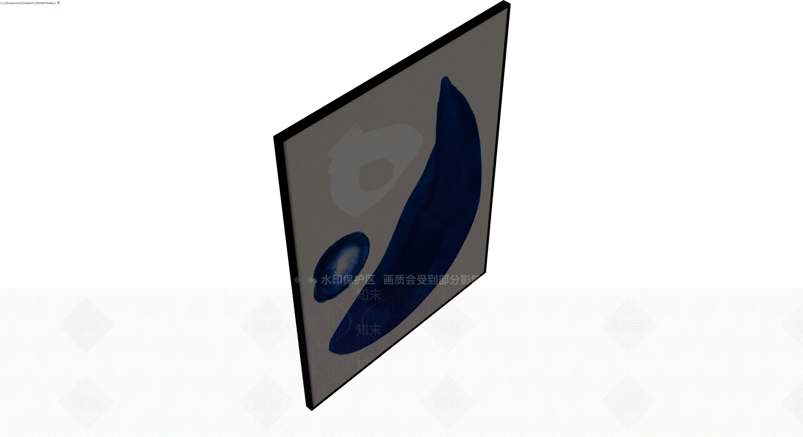 抽象装饰挂画3D模型下载【ID:1229897028】