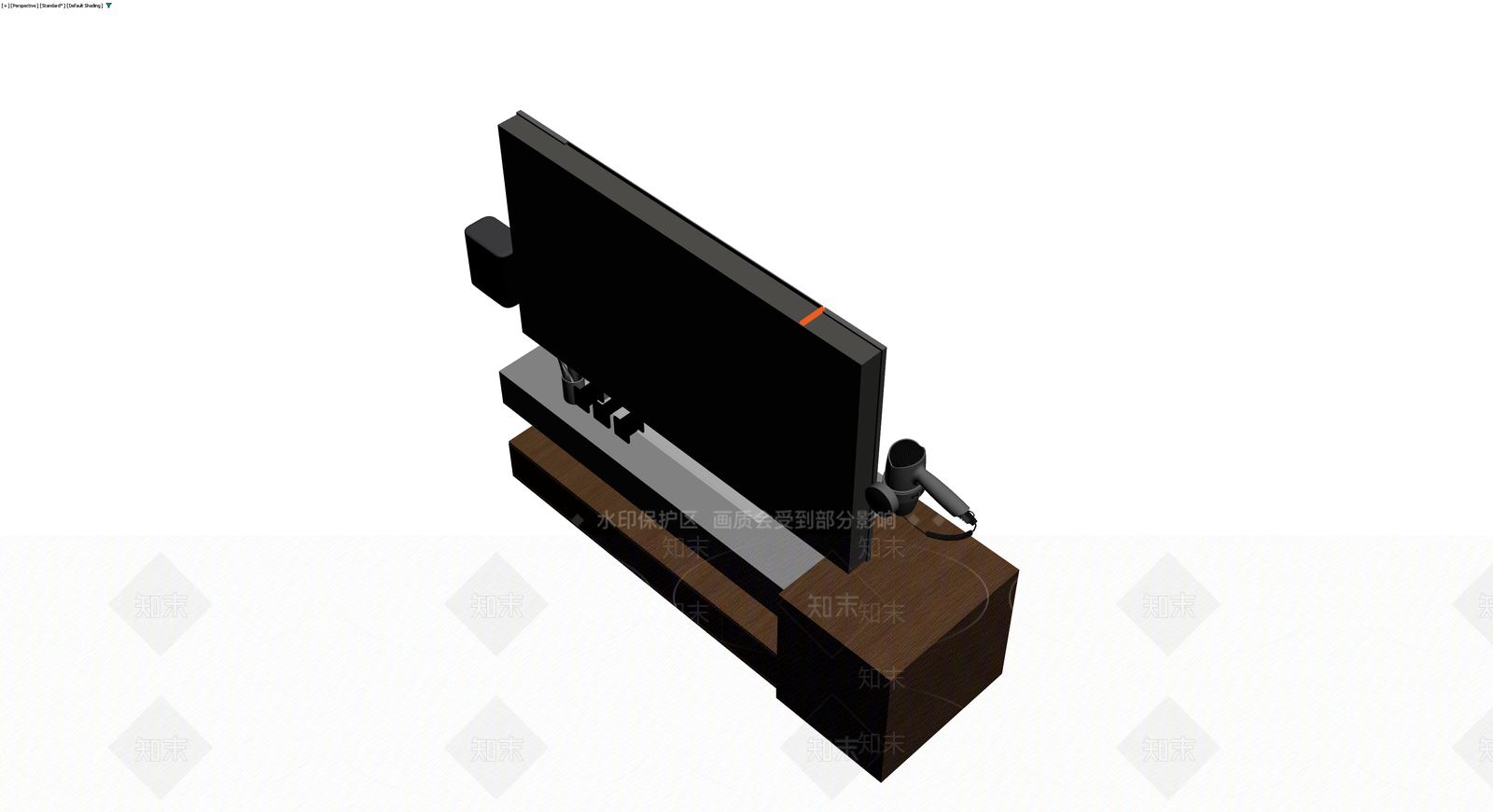 现代浴室洗手台组合3D模型下载【ID:1230780650】