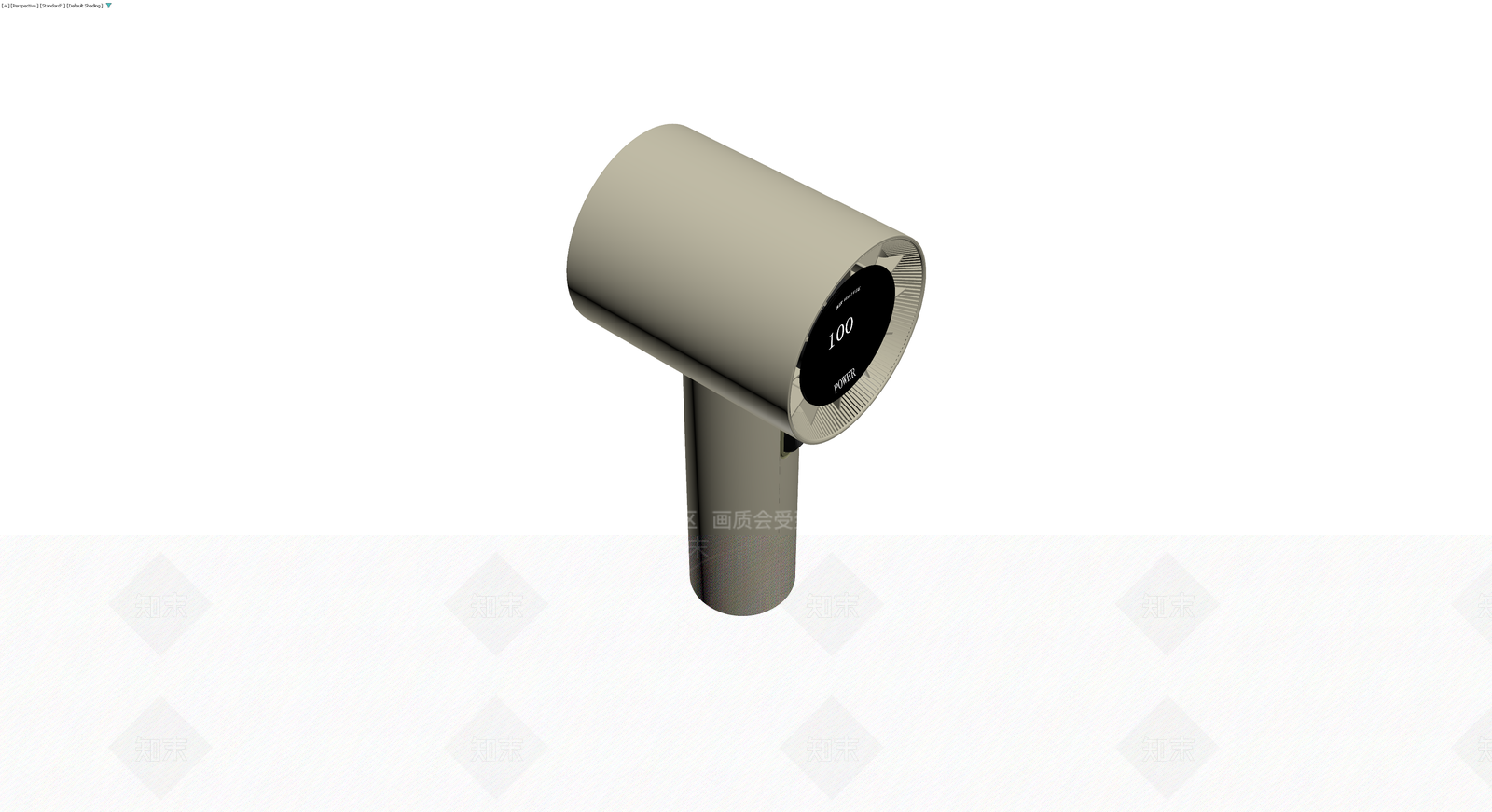 米色手持吹风机3D模型下载【ID:1230682074】