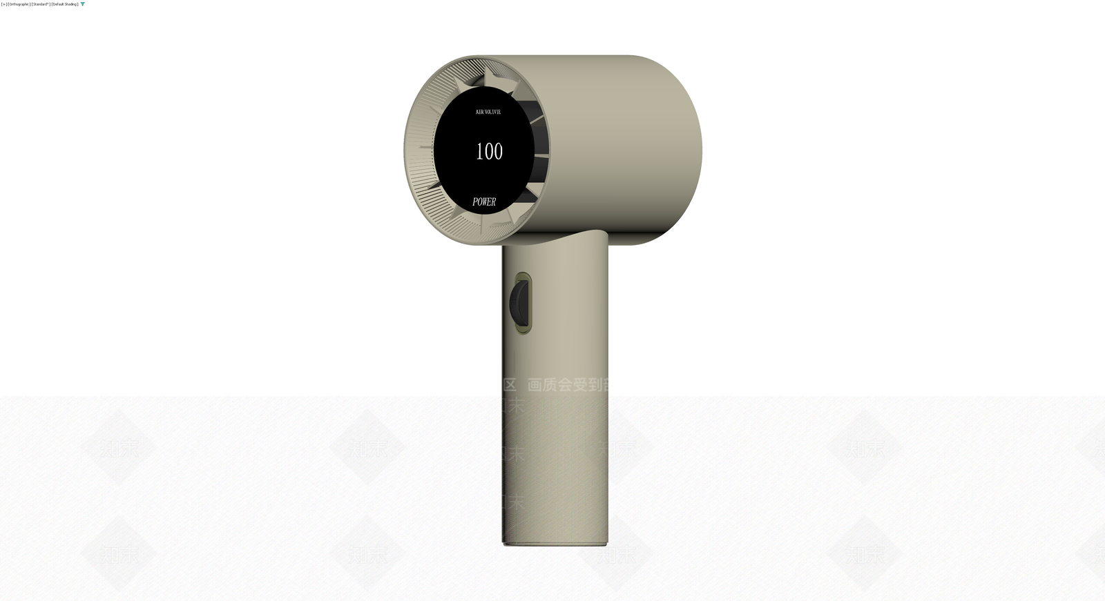 米色手持吹风机3D模型下载【ID:1230682074】