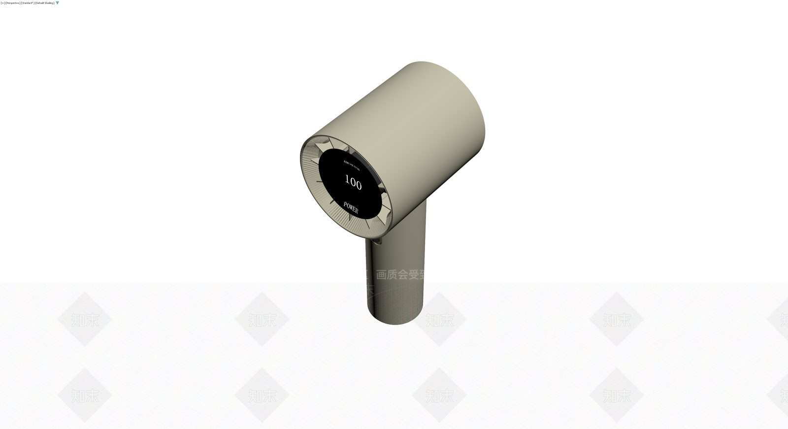 米色手持吹风机3D模型下载【ID:1230682074】
