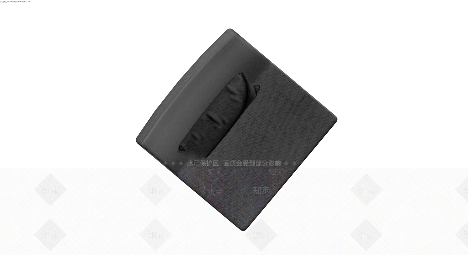 现代风格灰色单人沙发3D模型下载【ID:1229954527】