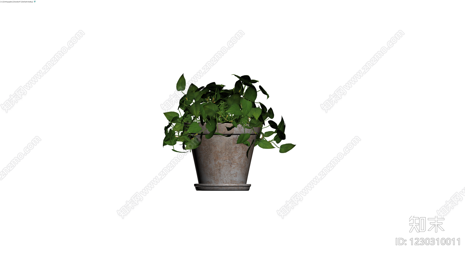 盆栽绿植组合3D模型下载【ID:1230310011】