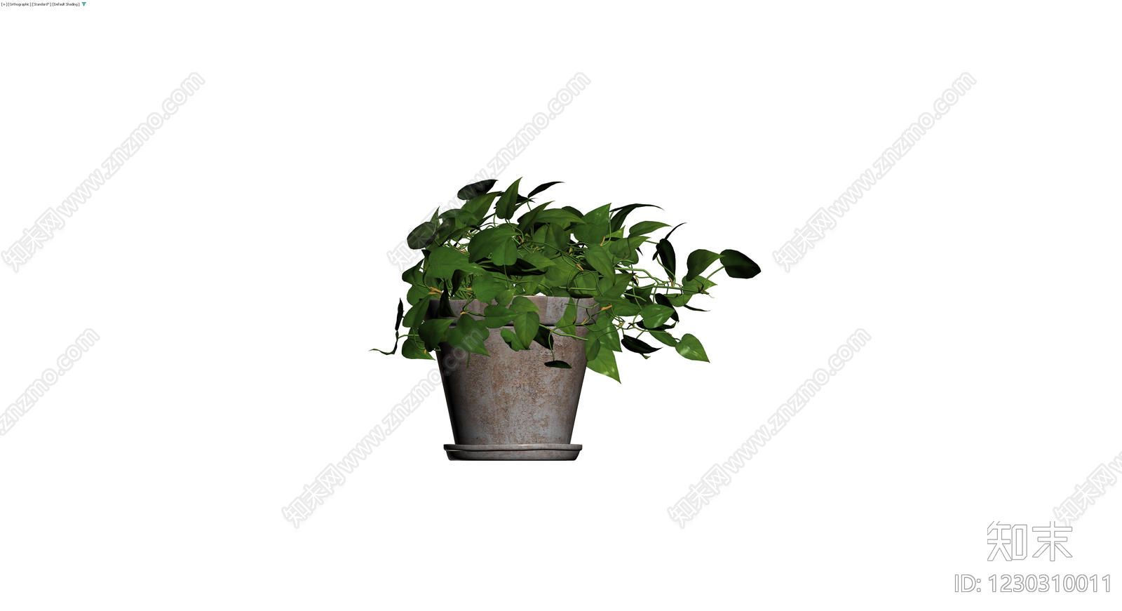 盆栽绿植组合3D模型下载【ID:1230310011】