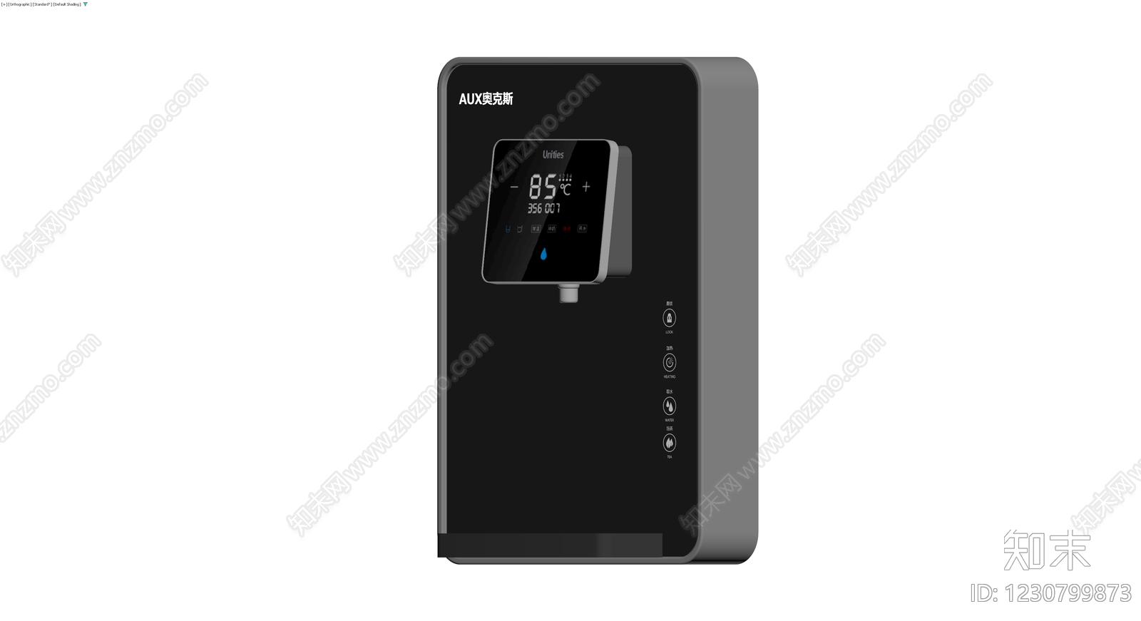 奥克斯智能管线机3D模型下载【ID:1230799873】