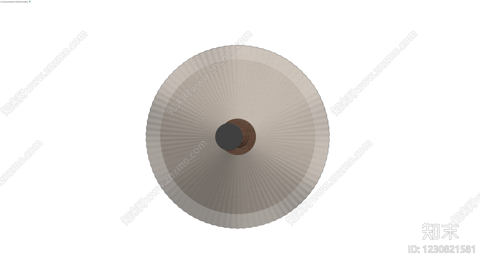 复古褶皱玻璃吊灯3D模型下载【ID:1230821581】