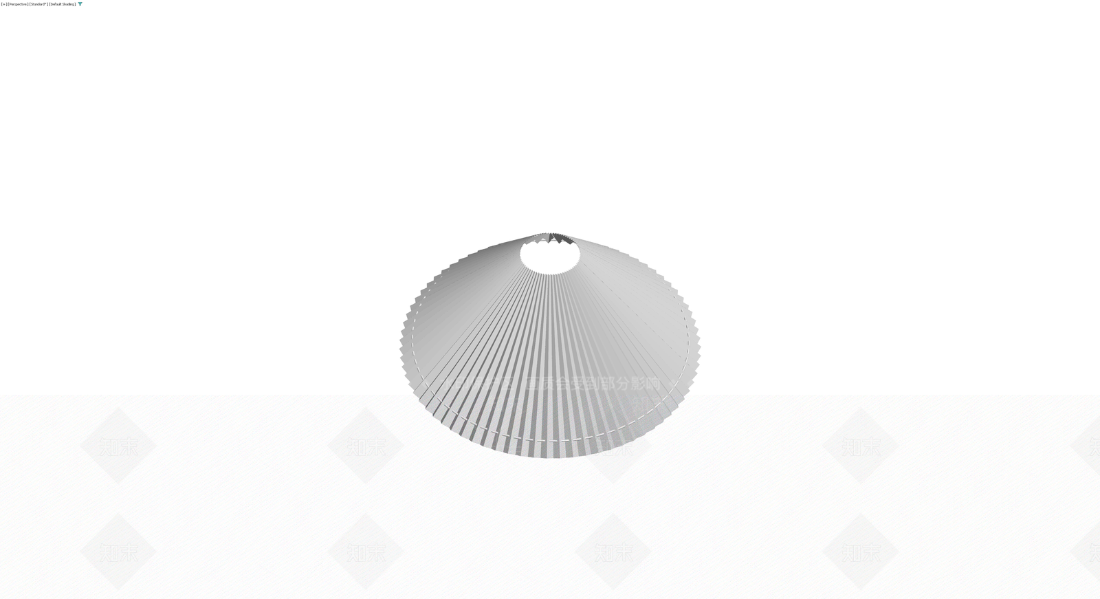 褶皱装饰灯罩3D模型下载【ID:1230322935】