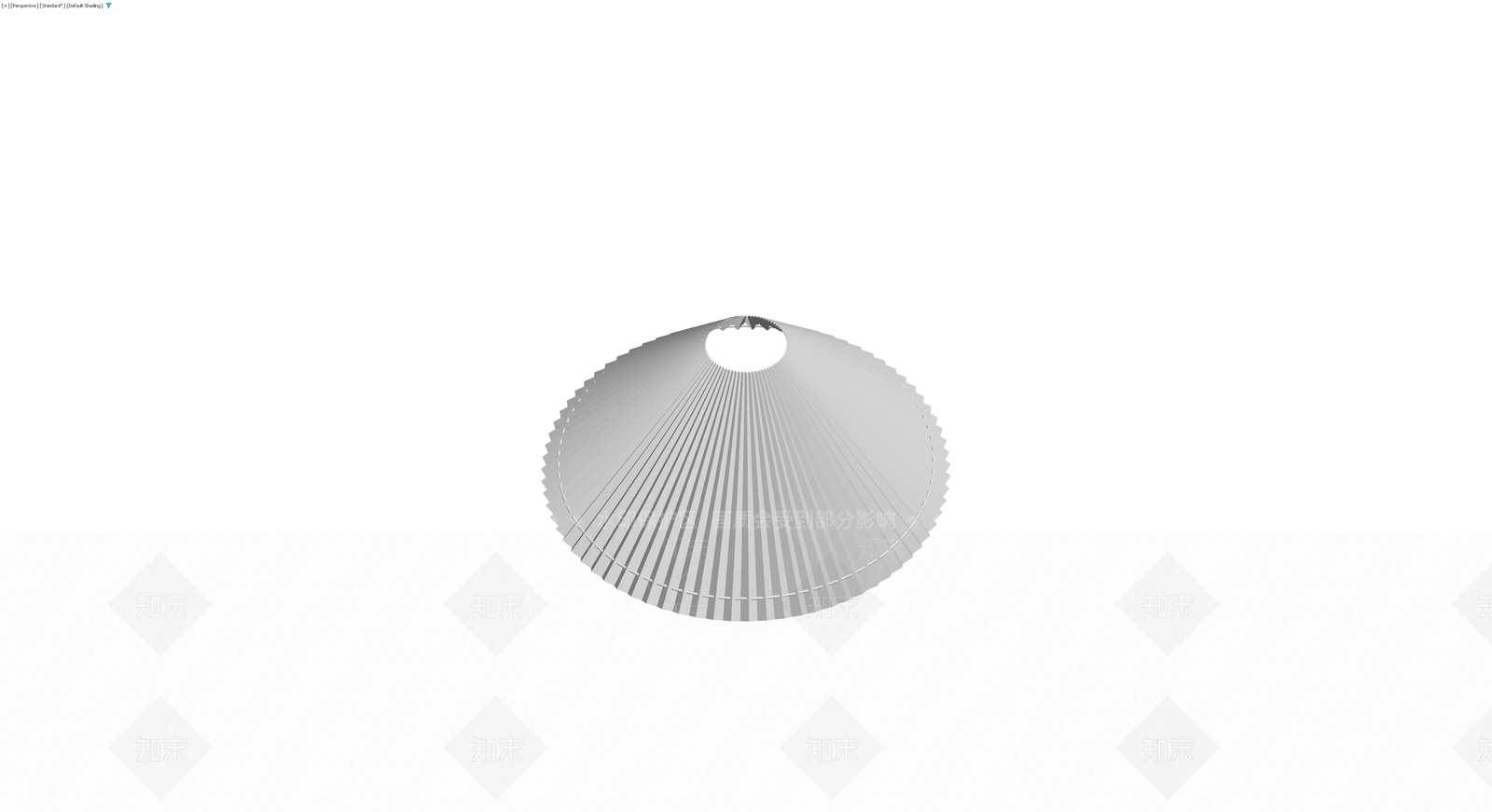 褶皱装饰灯罩3D模型下载【ID:1230322935】