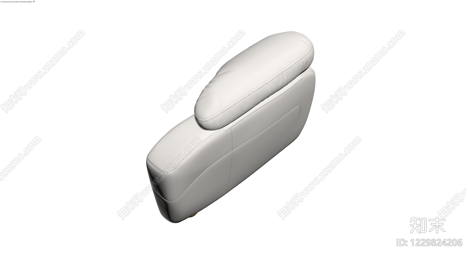 白色单人沙发3D模型下载【ID:1229824206】