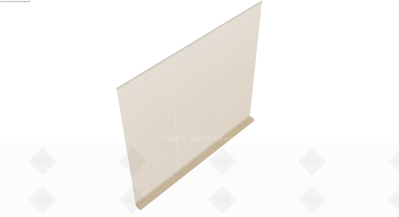 米色卷帘成品3D模型下载【ID:1229861897】