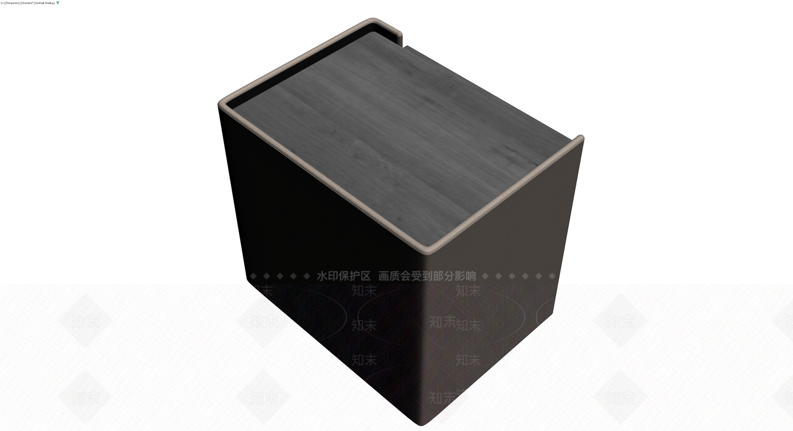 皮革收纳盒/纸巾盒3D模型下载【ID:1229943230】
