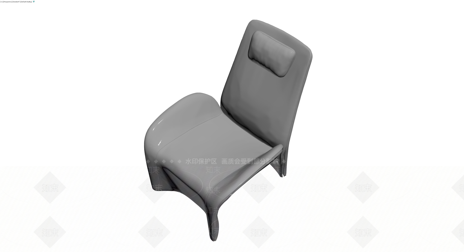 现代风格单人沙发椅3D模型下载【ID:1230376152】