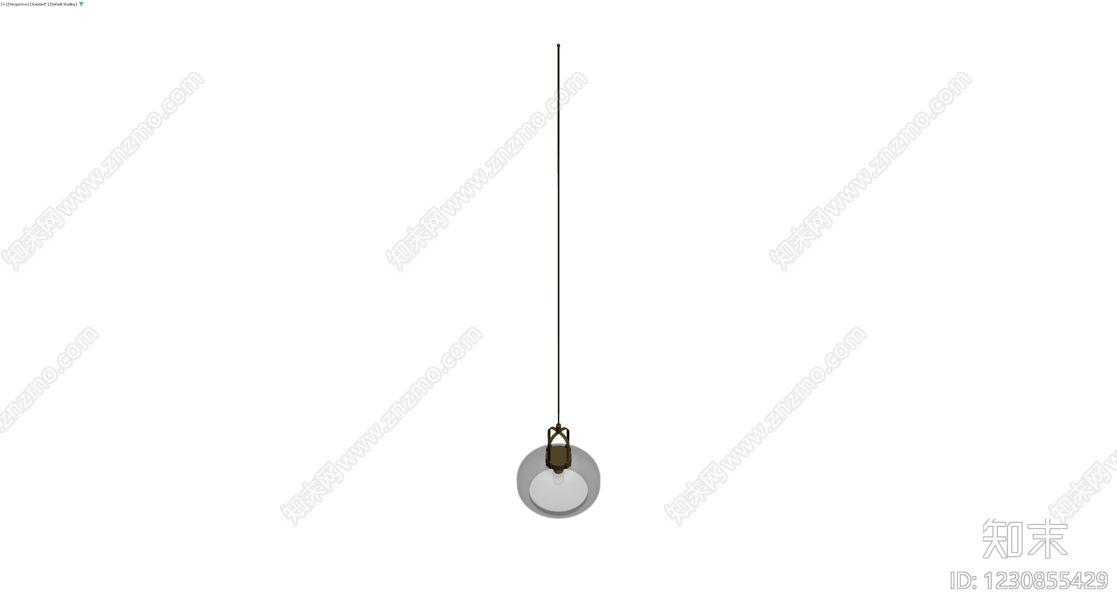 复古金属吊灯3D模型下载【ID:1230855429】