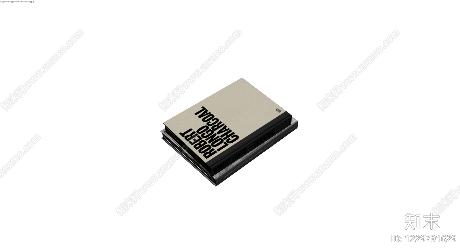 书籍组合（两本）3D模型下载【ID:1229791629】