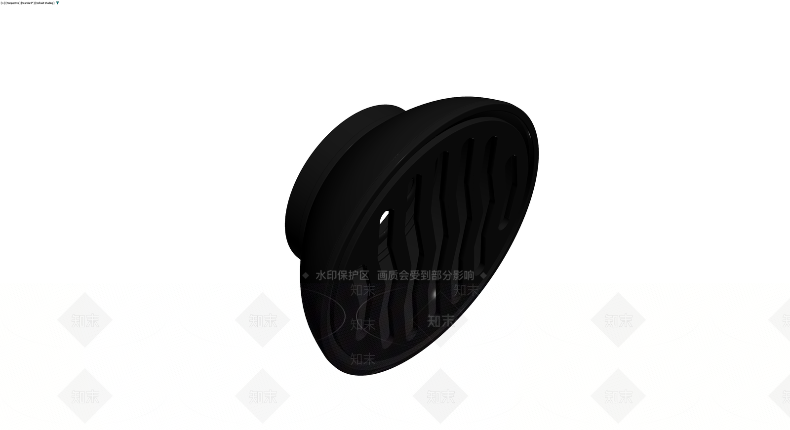 黑色圆形通风口3D模型下载【ID:1230465707】