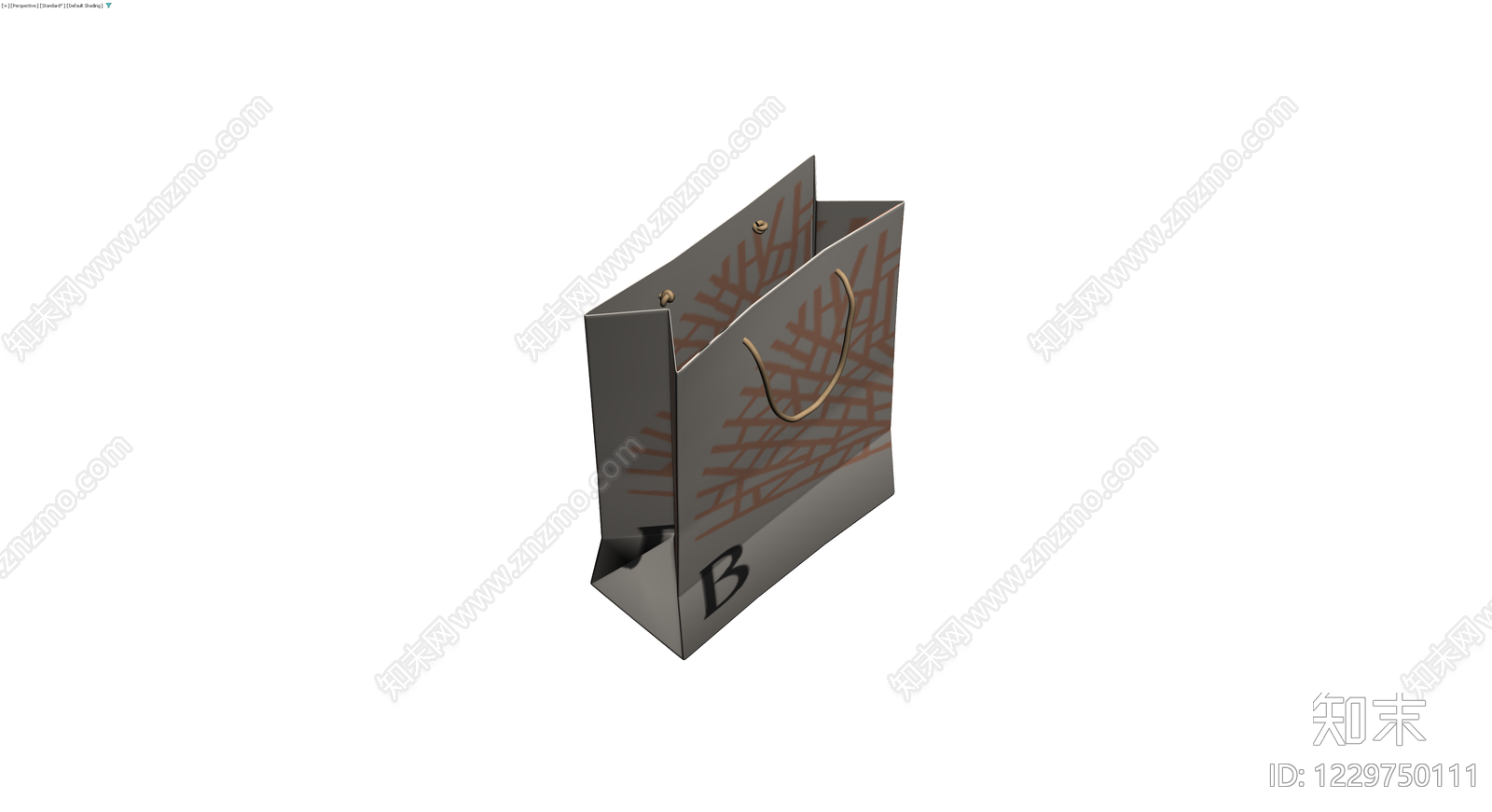 购物袋模型3D模型下载【ID:1229750111】