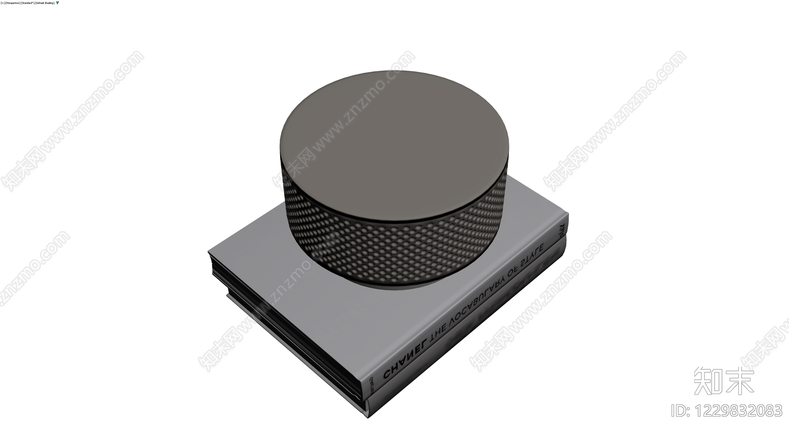 书籍与音箱组合摆件3D模型下载【ID:1229832083】