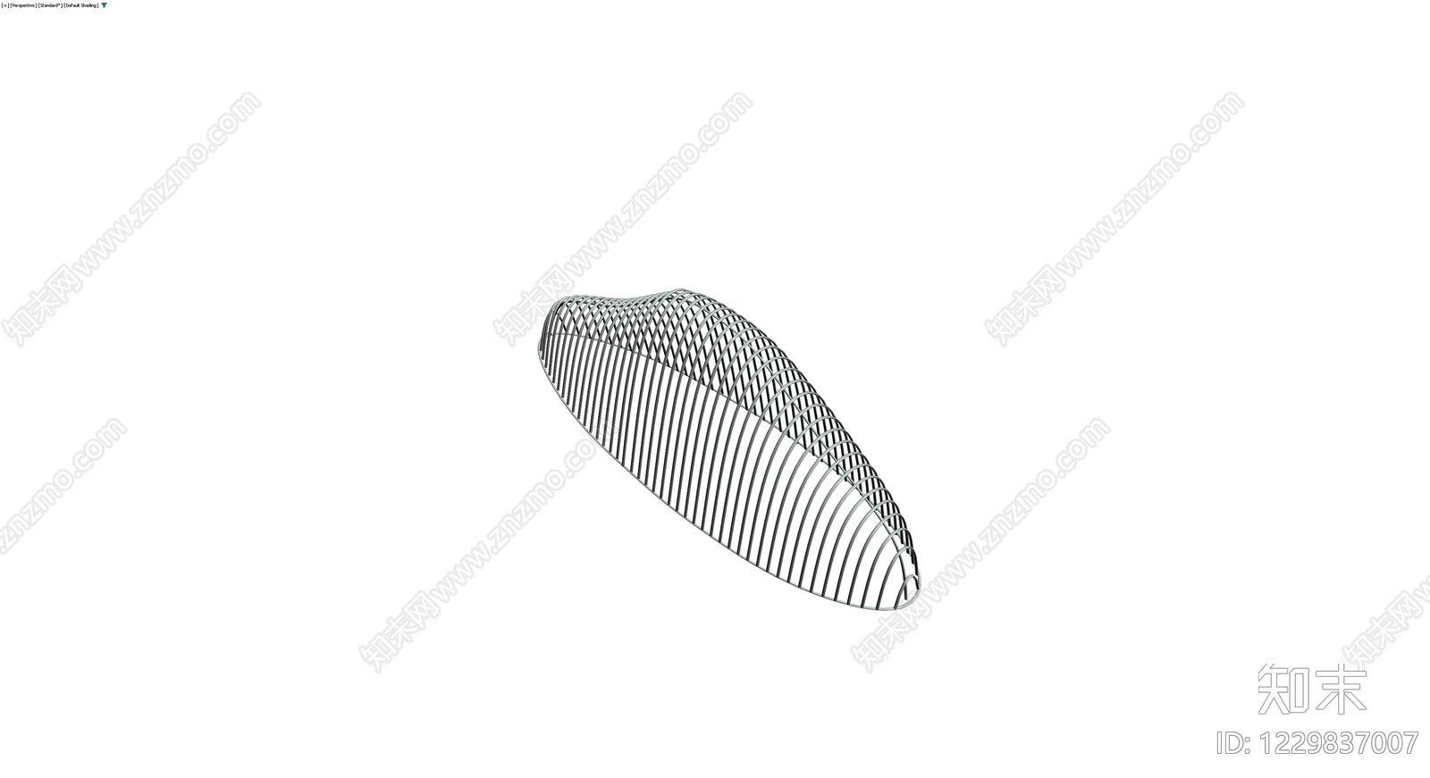 镂空编织穹顶结构3D模型下载【ID:1229837007】