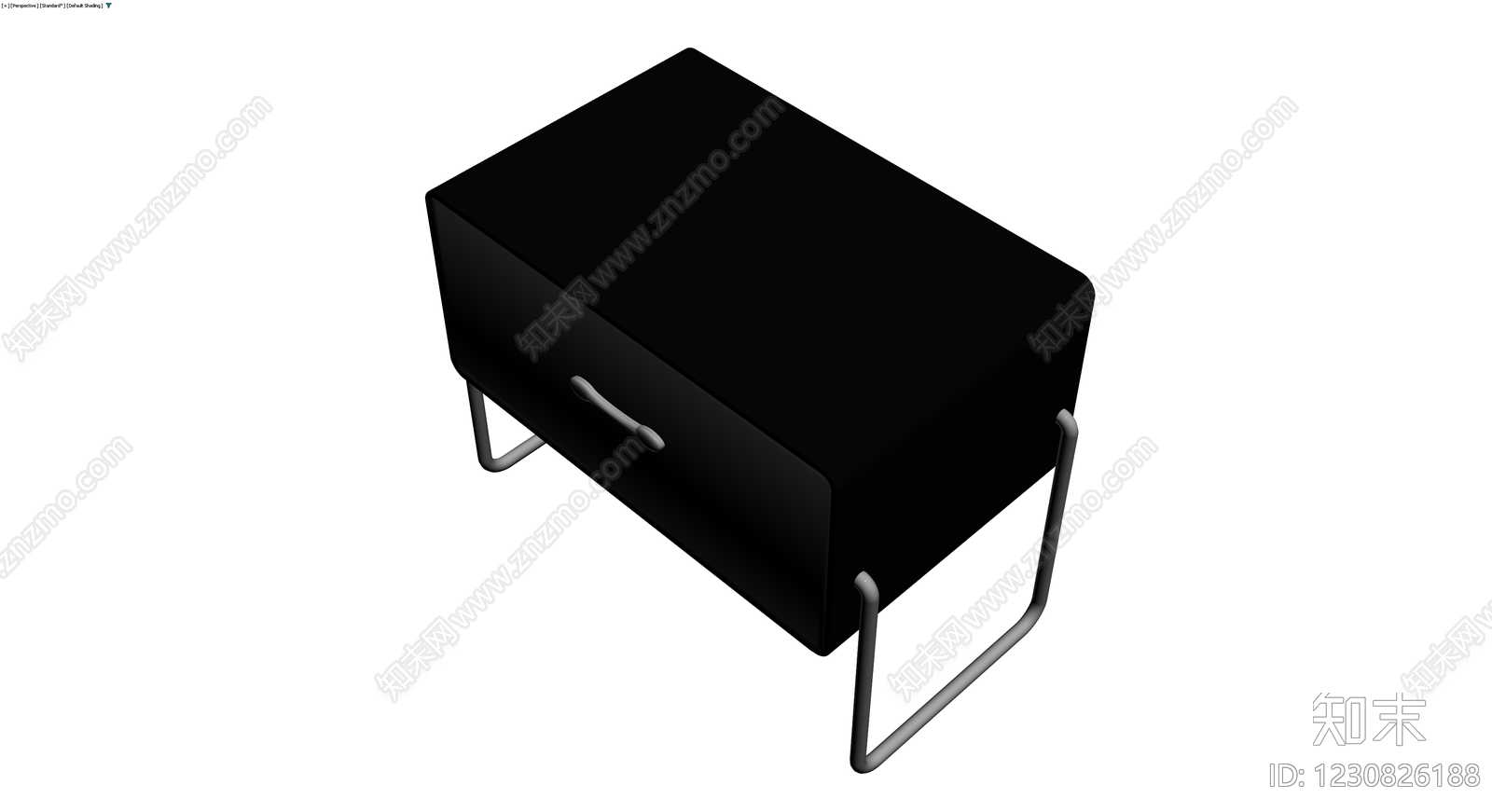 现代风格床头柜3D模型下载【ID:1230826188】