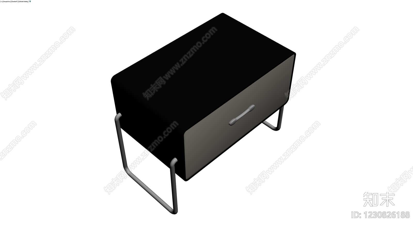 现代风格床头柜3D模型下载【ID:1230826188】