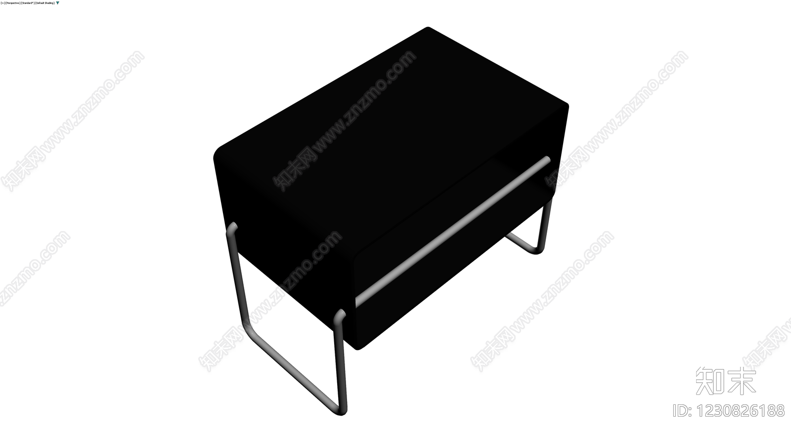 现代风格床头柜3D模型下载【ID:1230826188】