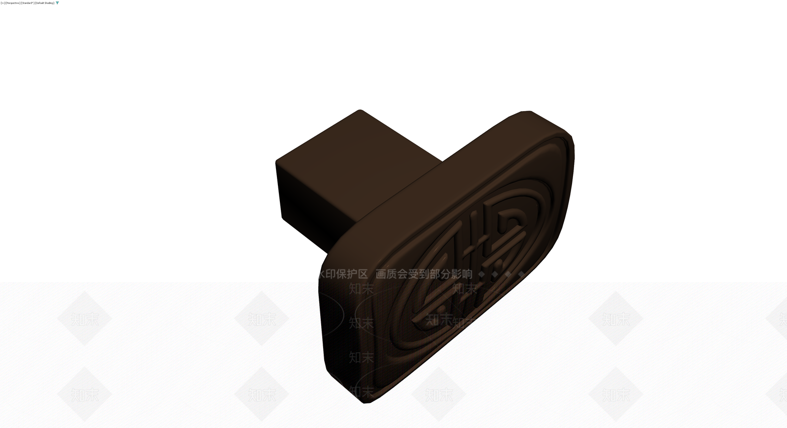 中式回纹装饰方块3D模型下载【ID:1230631141】