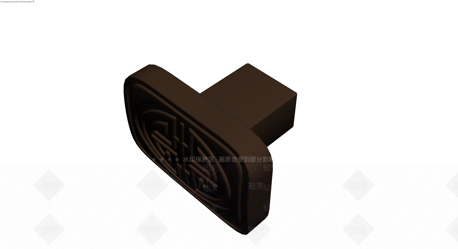 中式回纹装饰方块3D模型下载【ID:1230631141】