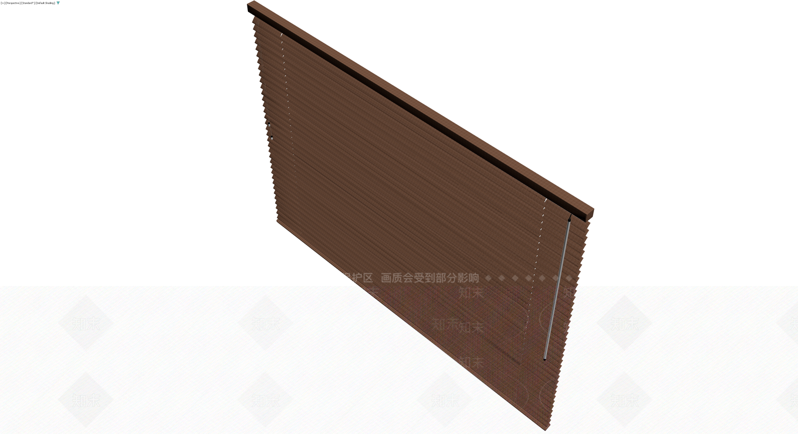 棕色百叶窗成品3D模型下载【ID:1230604478】